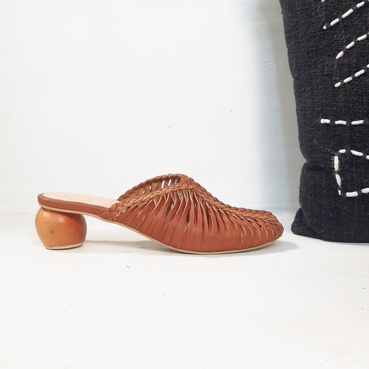 Freya Handwoven Mules Heels