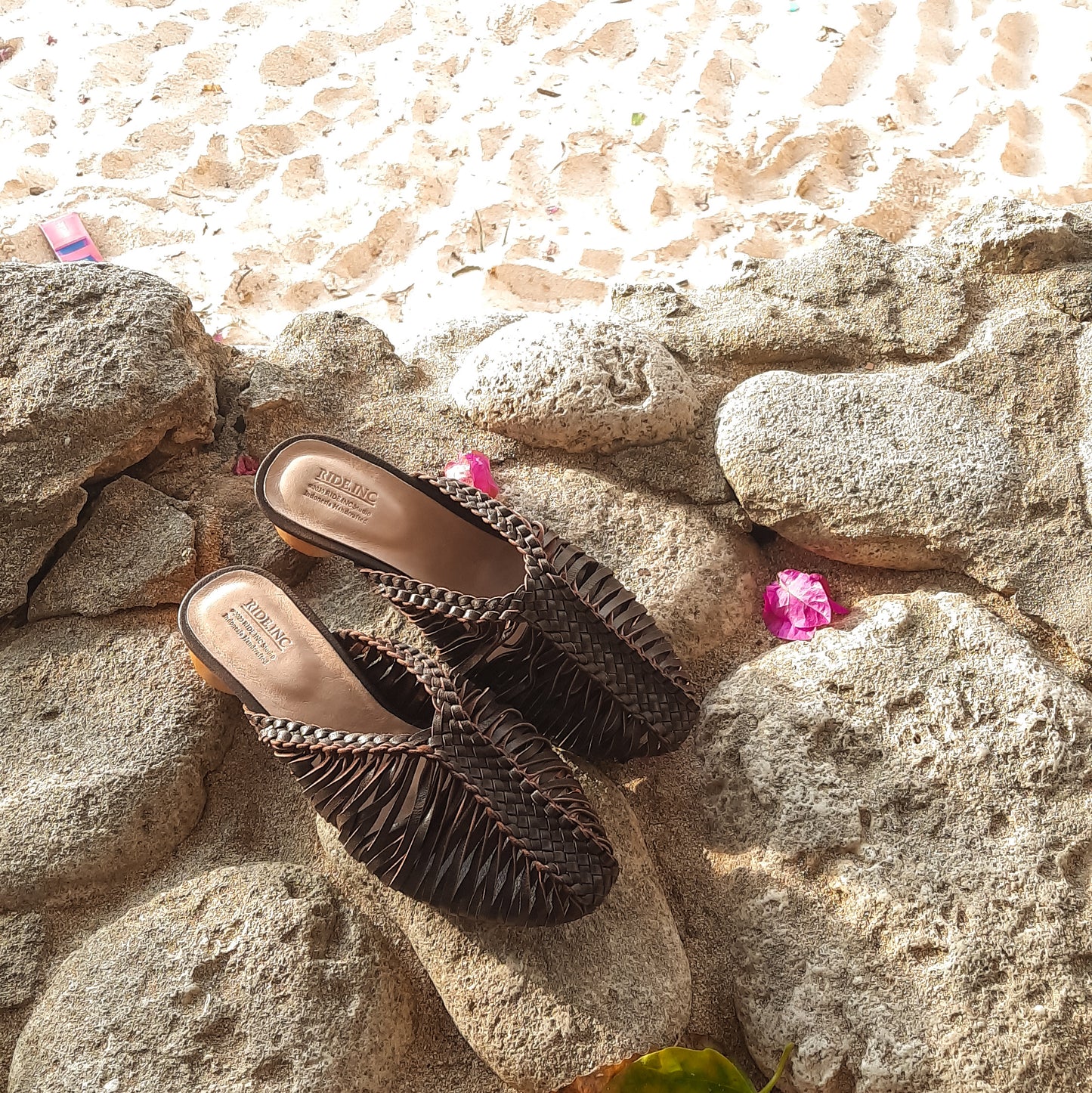 Freya Handwoven Mules Heels