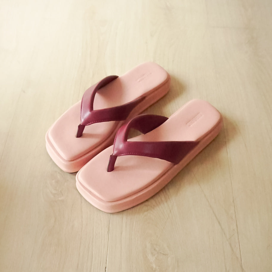 Huri Platform Sandals Two Tone