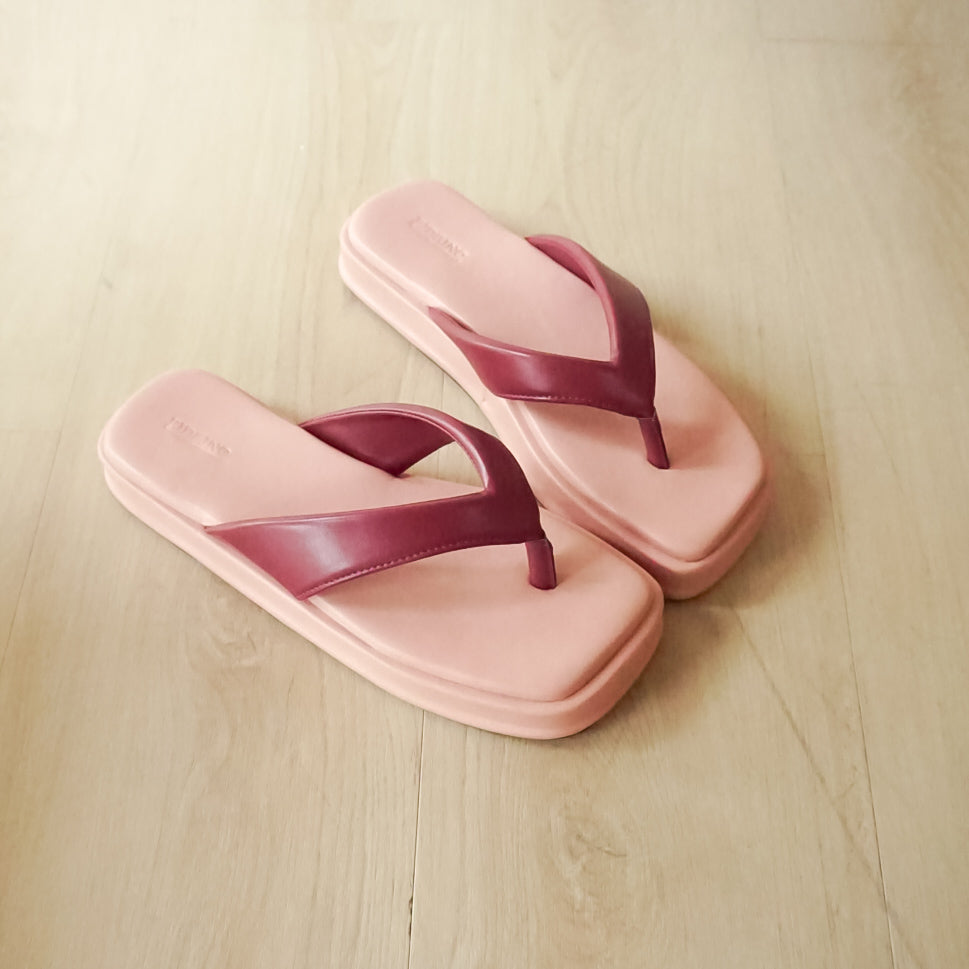 Huri Platform Sandals Two Tone