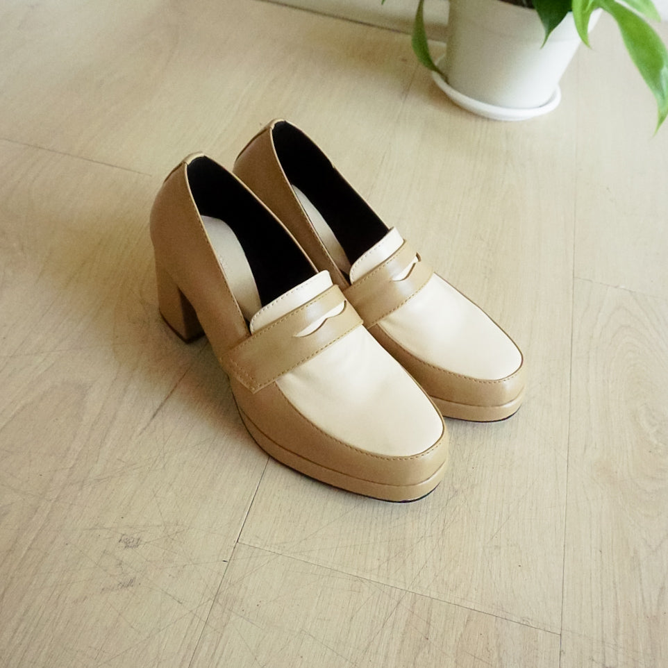 Avra Loafer Heels