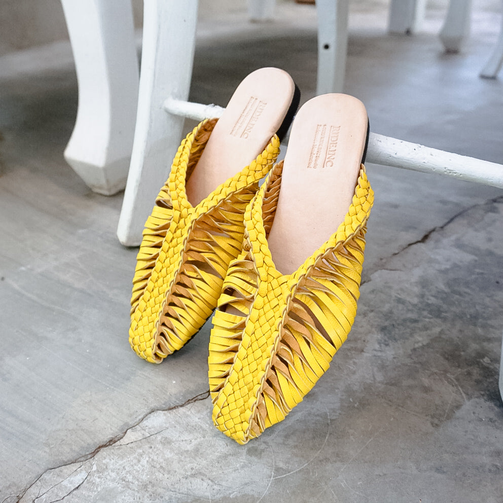 Freya Handwoven Mules